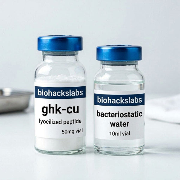GHK-Cu 50mg | Kit + Agua Bacteriostática 10mL
