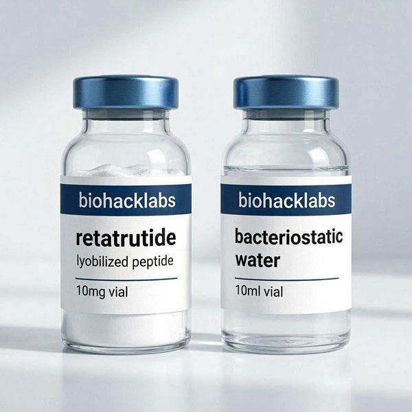 Retatrutide 10mg | Kit + Agua Bacteriostática 10mL