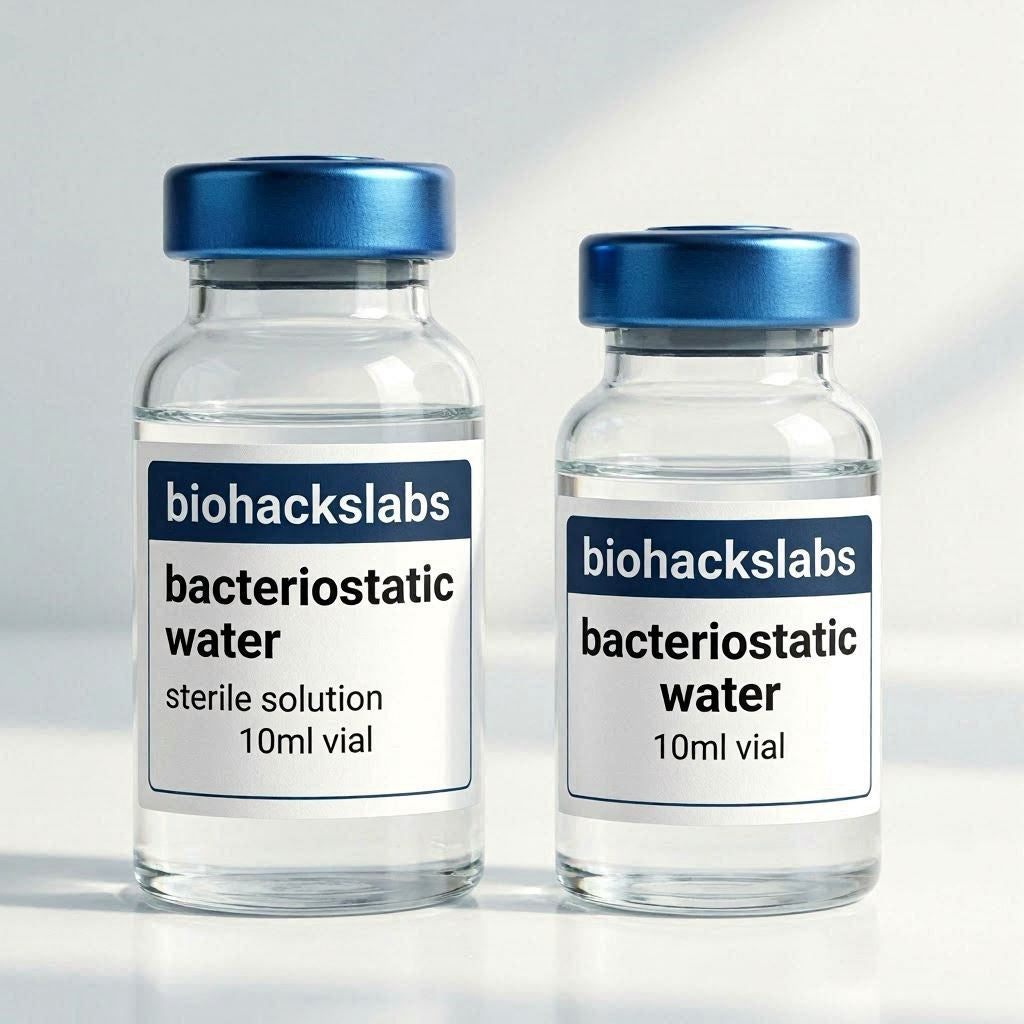 Agua Bacteriostática 10mL | Biohackslabs